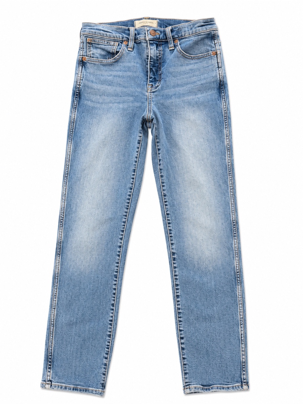 Madewell Stovepipe Jeans Women’s 25 Light Wash High Rise Straight Leg Denim